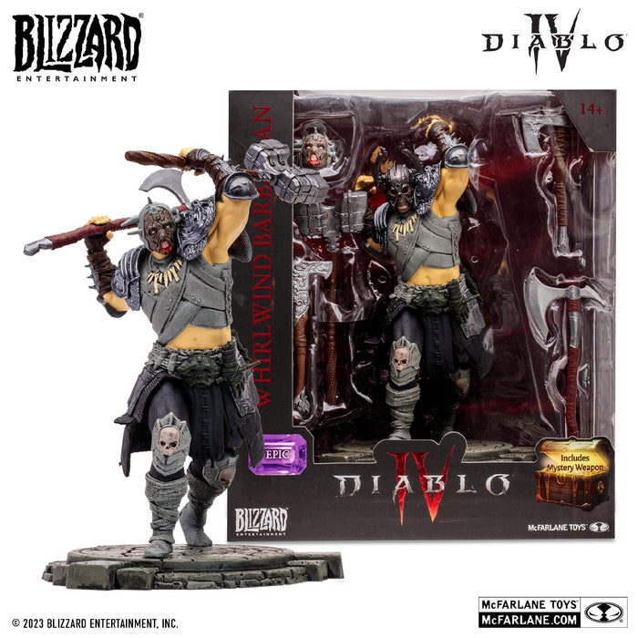 Diablo IV 6 Inch Scale Posed Figure Wave 1 - Whirlwind Barbarian (Epic)