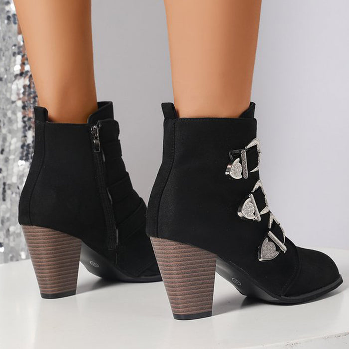 Montana Grace Buckle Booties