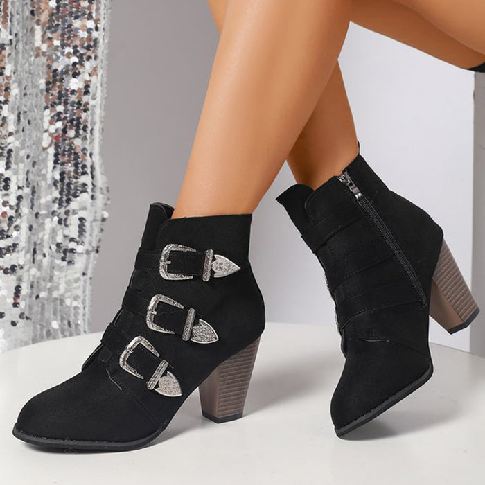 Montana Grace Buckle Booties