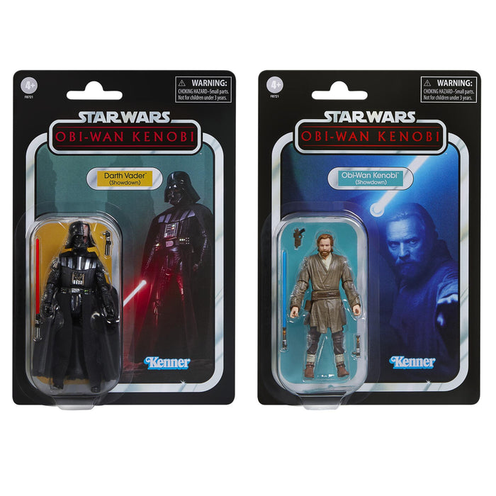 Star Wars The Vintage Collection Exclusive Action Figure 2 Pack Showdown - Obi-Wan Kenobi & Darth Vader